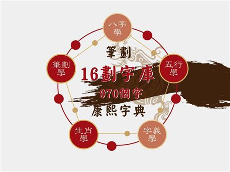 16劃的字屬火|康熙字典16畫的字 帶五行屬性的智慧漢字大全